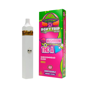 SHROOM HEAD KUSH-2.5 GRAM THC A + MUSHROOM EXTRACT DONT TRIP INDICA DISPOSABLE VAPE