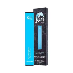 BLUE RASPBERRY DRAGON FRUIT-KOI 100MG CBD DISPOSABLE VAPE