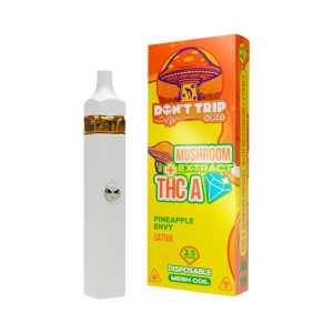 PINEAPPLE ENVY-2.5 GRAM THC A + MUSHROOM EXTRACT DONT TRIP SATIVA DISPOSABLE VAPE