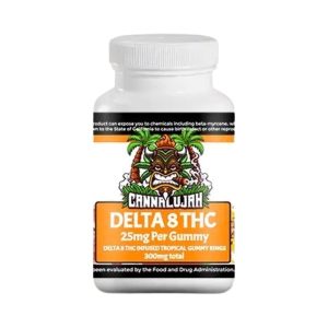 300MG TROPICAL DELTA 8 THC INFUSED GUMMY RINGS-CANNALUJAH
