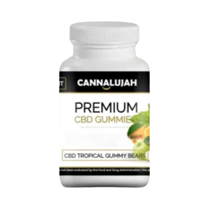 1000MG CBD BROAD SPECTRUM TROPICAL GUMMY BEARS-CANNALUJAH