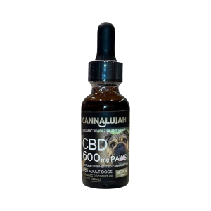 600MG FULL SPECTRUM CBD TINCTURE FOR MEDIUM DOGS-CANNALUJAH