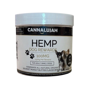 100MG PEANUT BUTTER CBD DOG TREATS-CANNALUJAH