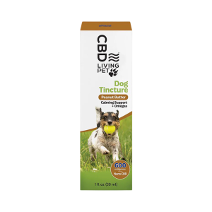 600MG PEANUT BUTTER DOG CBD CALMING TINCTURE-CBD LIVING PET