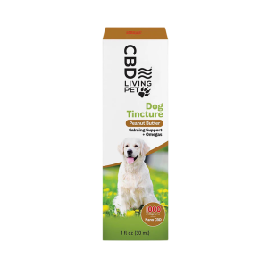 1000MG PEANUT BUTTER DOG CBD CALMING TINCTURE-CBD LIVING PET