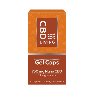 750MG CBD GEL CAPS-CBD LIVING