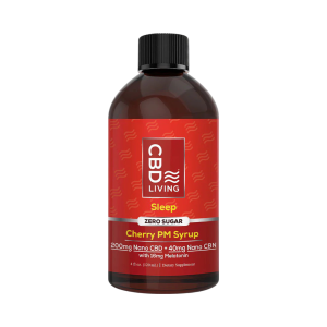 200MG CBD + 40MG CBN CHERRY SLEEP SYRUP-CBD LIVING