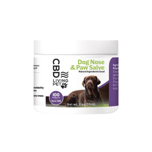 100MG CBD DOG NOSE AND PAW SALVE-CBD LIVING PET